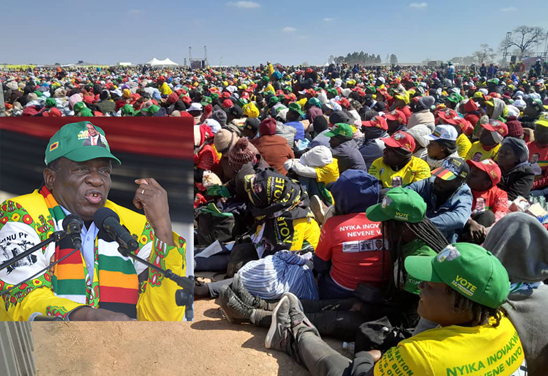 ‘Zanu PF keeps time; we are organised; our candidates were on time’ – Mnangagwa scorns CCC rivals as he addresses thousands at Bulawayo star rally