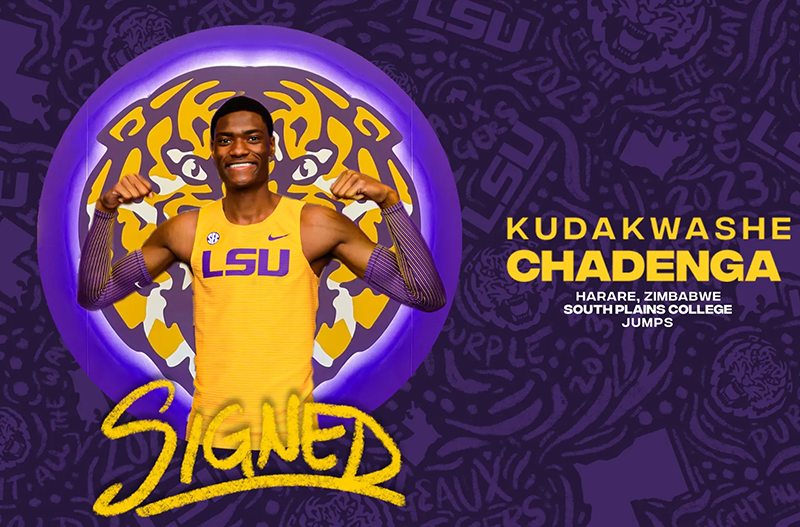 US: Zimbabwe’s Kuda Chadenga signs up with Louisiana State University