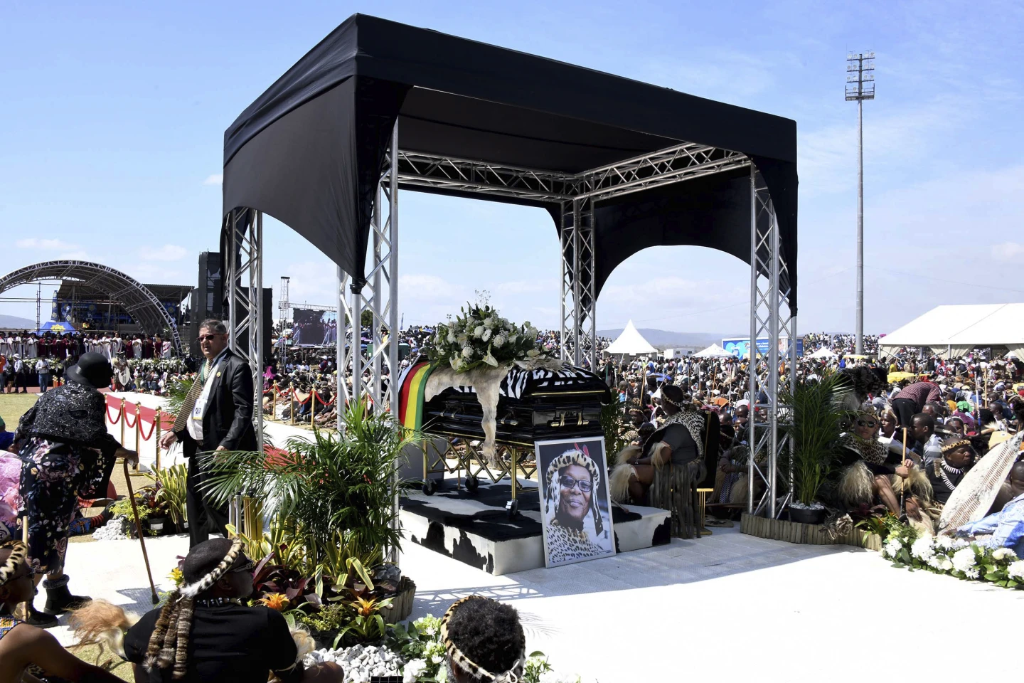 Mangosuthu Buthelezi, a controversial South African political figure, laid to rest