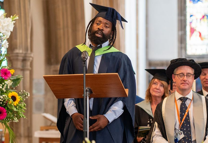 UK: Leicester City FC staffer and ex-asylum seeker awarded honorary degree