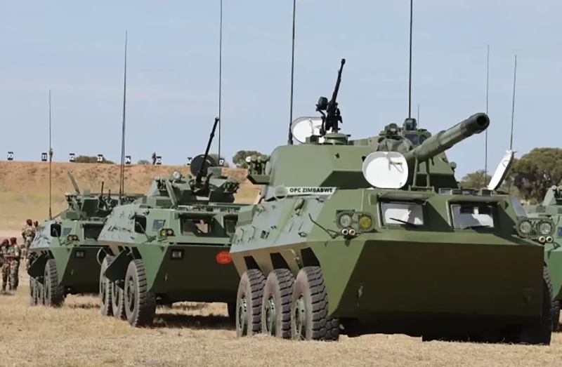 China boosts Zimbabwe’s military with new armoured vehicles and equipment