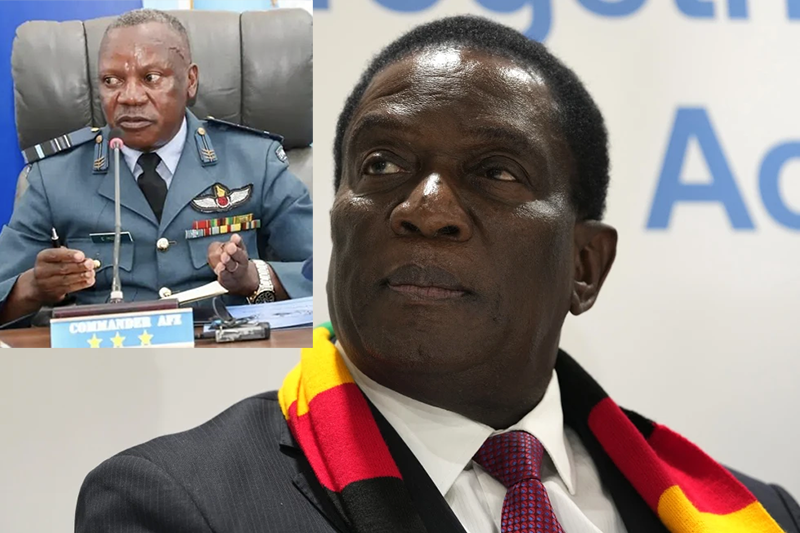 Mnangagwa ‘retires’ Airforce head same day bomb scare grounds Zanu PF’s leader flight