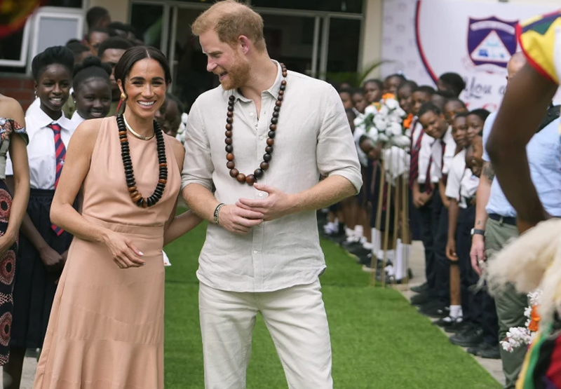 Prince Harry, Meghan arrive in Nigeria to champion the Invictus Games and meet with wounded soldiers