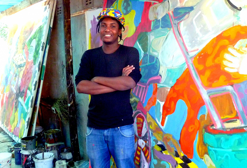 Zimbabwean artist Gresham Tapiwa Nyaude