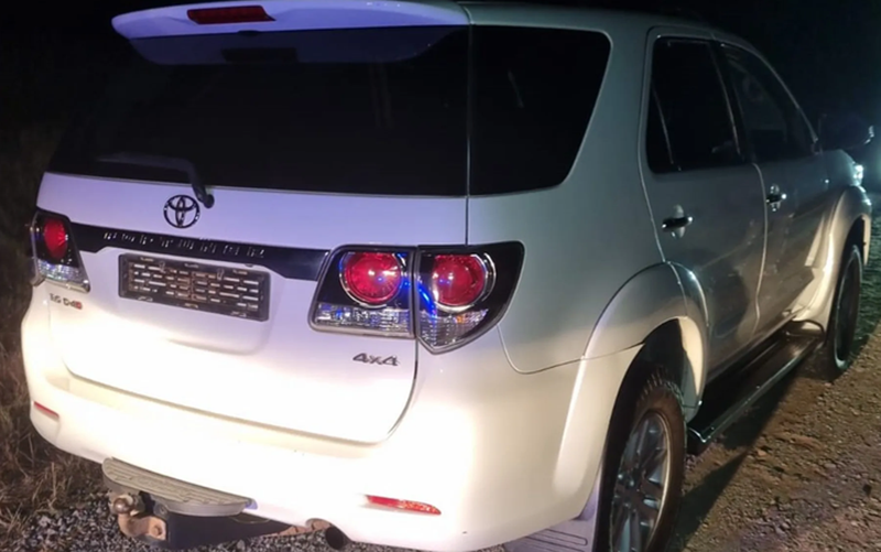 SA: Another Toyota Fortuner stolen in Gauteng intercepted in Limpopo, en route to Zimbabwe