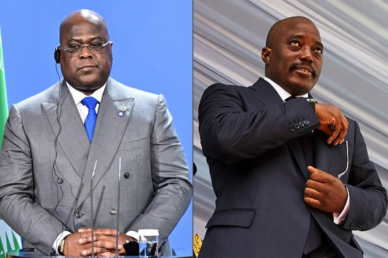 DRC president accuses predecessor Kabila of backing a US-sanctioned rebel coalition