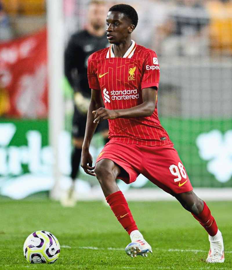 Liverpool midfielder Trey Nyoni