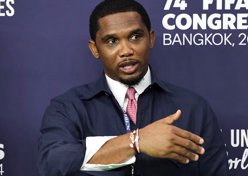 FIFA bans Cameroon soccer great and FA chief Samuel Eto’o from national team games for 6 months