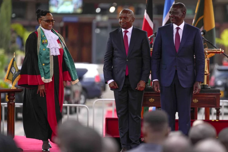 Kenya’s new deputy president sworn in as his predecessor challenges his impeachment in court