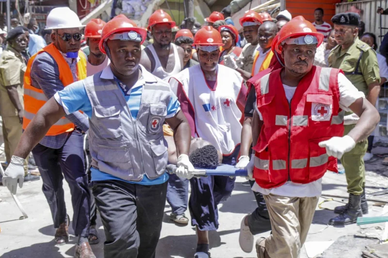 Rescue efforts will continue at collapsed building in Tanzania where at least 13 died