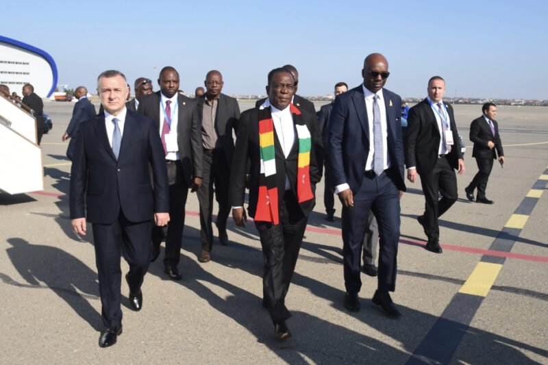 Emmerson Mnangagwa, President of the Republic of Zimbabwe arrived in Azerbaijan on Sunday to attend COP29.