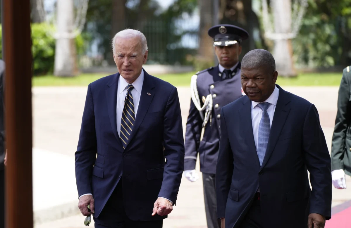 President Joe Biden and Angolan counterpart President João Lourenço