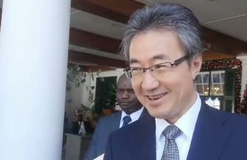 Japanese Ambassador to Zimbabwe, Shinichi Yamanaka