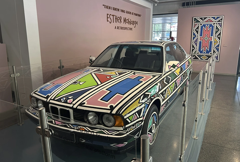 South African retrospective exhibition honours the colourful work of artist Esther Mahlangu