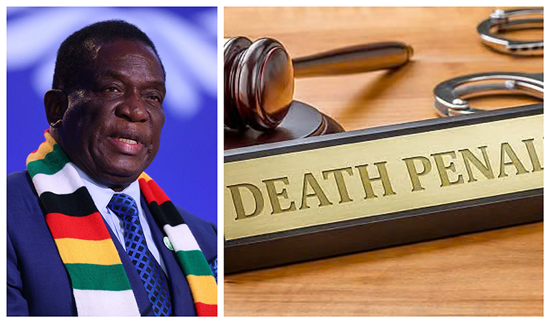 Mnangagwa approves law abolishing death penalty; 60 prisoners were on death row