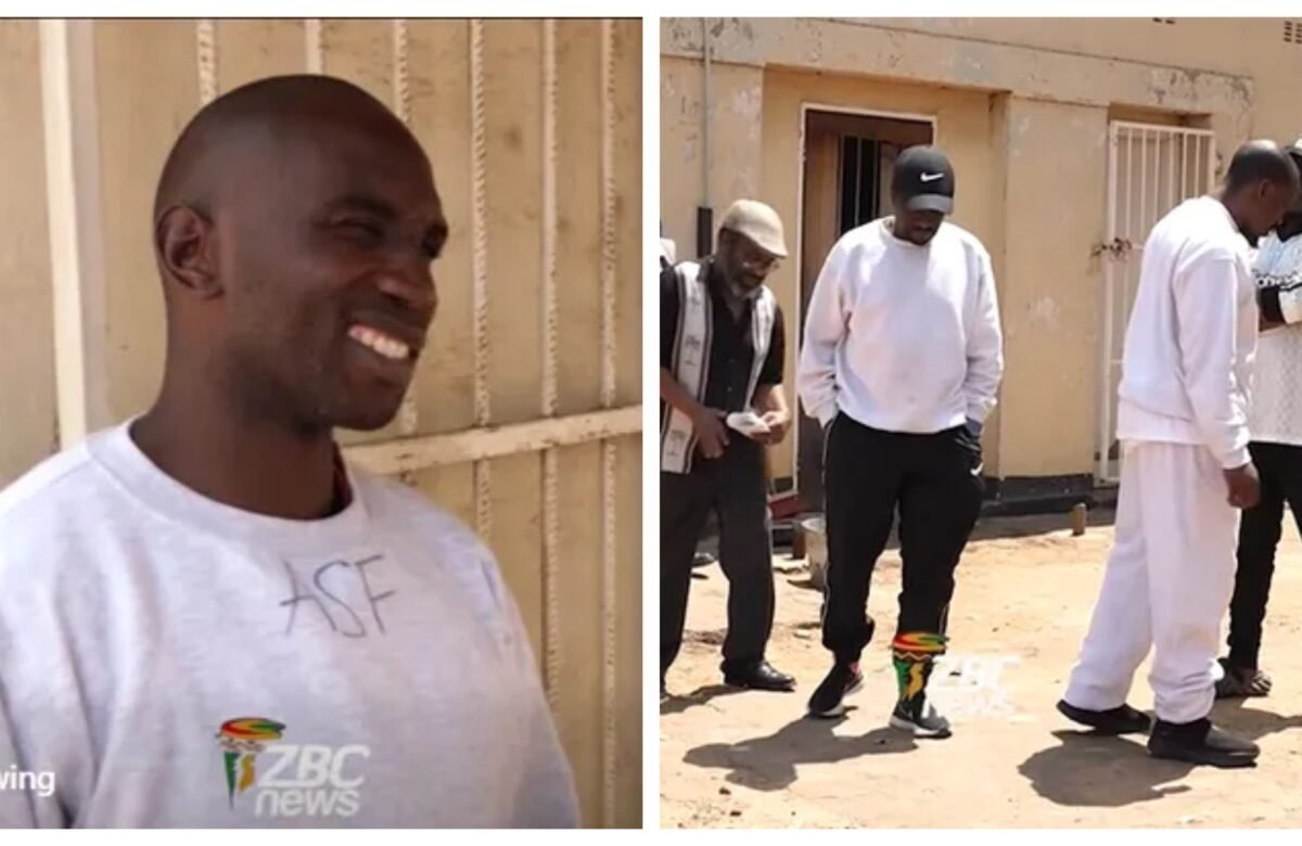 A group of seven Zimbabwean nationals arrived at the Robert Gabriel Mugabe International Airport in Harare