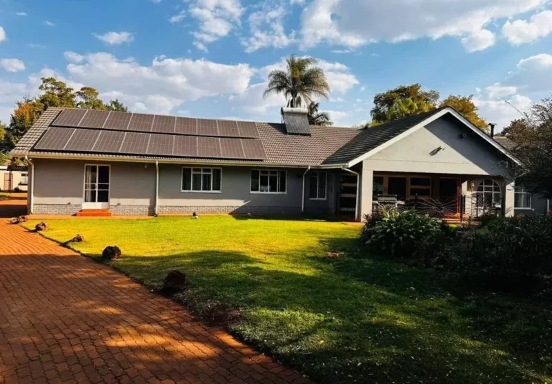 The family have no mortgage to pay in Zimbabwe