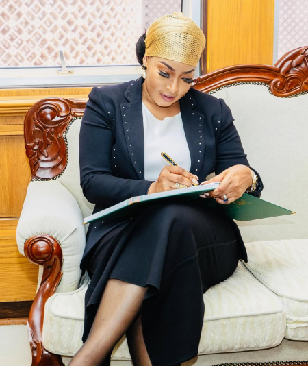 Elizabeth Macheka, the widow of Zimbabwe’s late Prime Minister and opposition leader, Morgan Tsvangirai, at Parliament Buildings in Nairobi on October 21, 2025