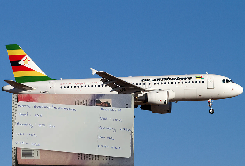 Air Zimbabwe’s handwritten boarding passes spark fun and security concerns online