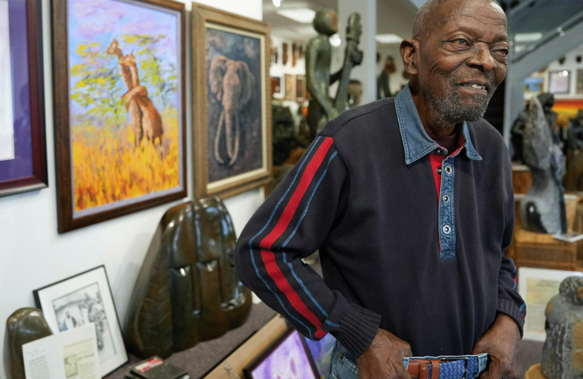 artist and art dealer Rex Mhiripiri