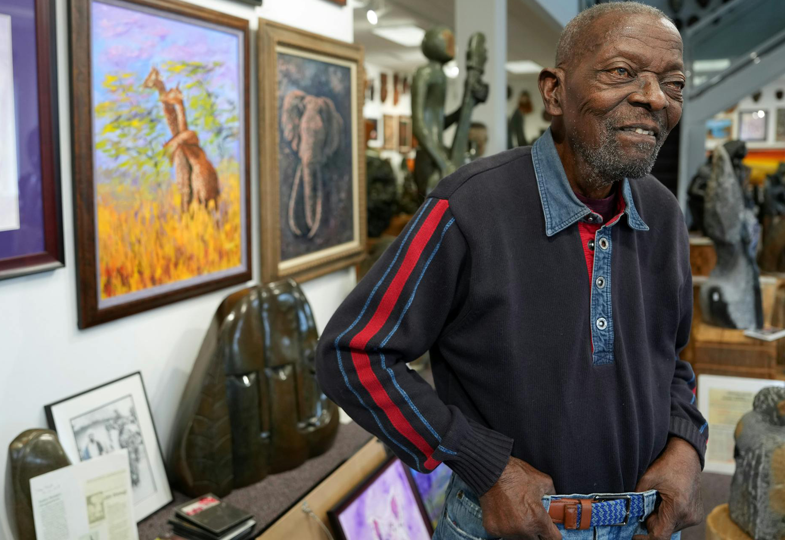 US: At 90, Zimbabwean art specialist still works 6 days at gallery considers ‘gift from God’