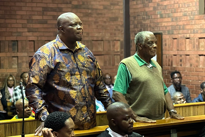 Job Sikhala in court with his co-accused