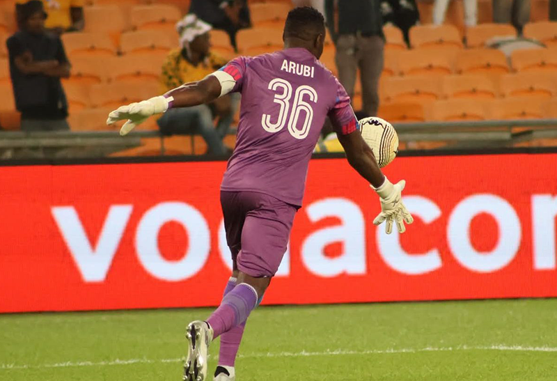 Veteran goalkeeper Washington Arubi