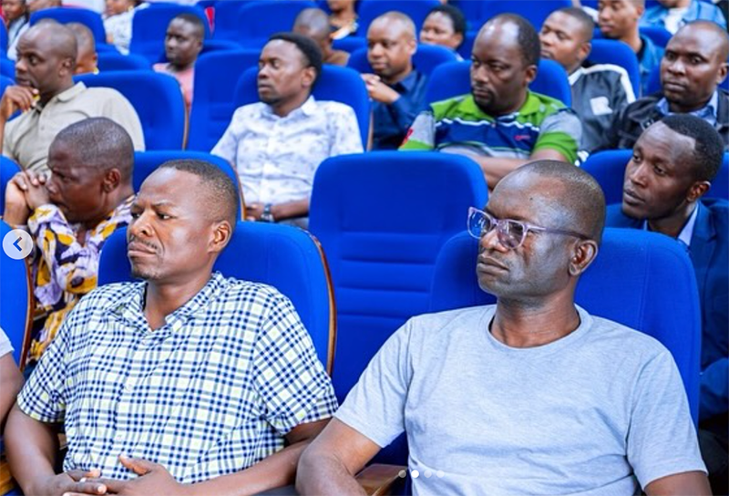 Some of the new Zimbabwean teachers during the official induction of the second cohort