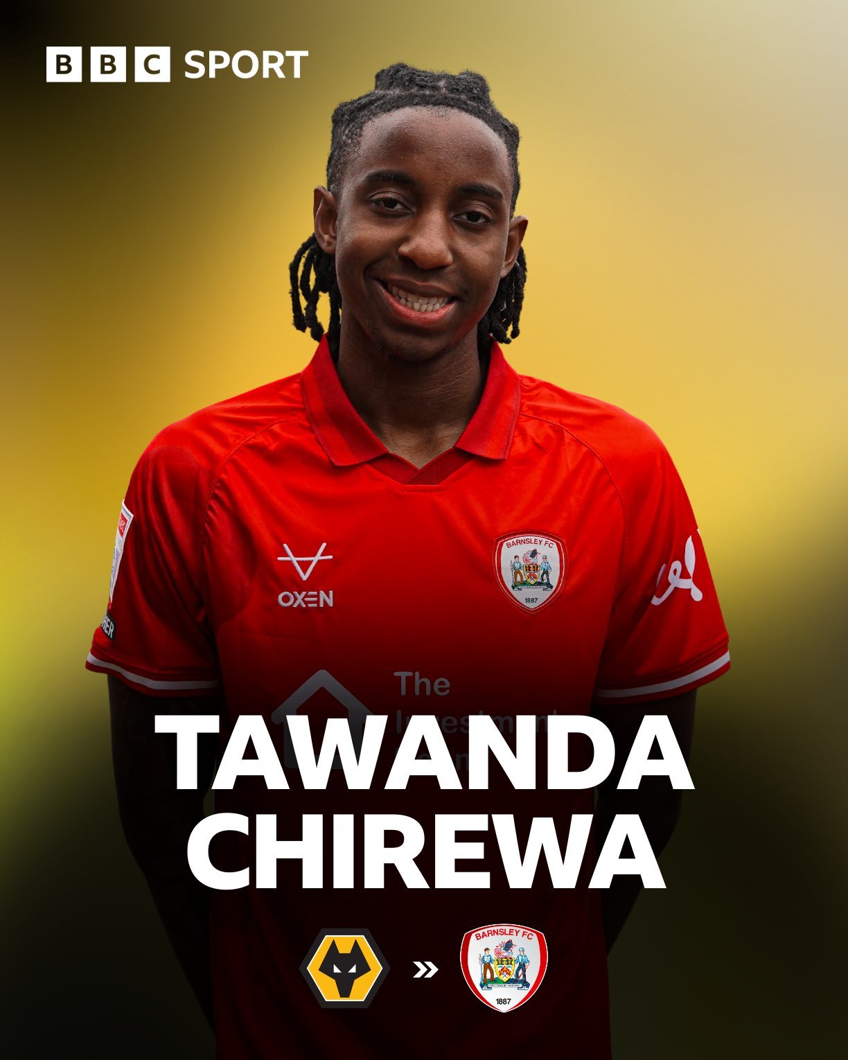 Wolves academy graduate Tawanda Chirewa