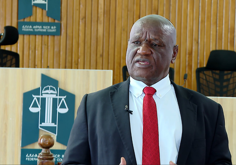Zimbabwe Chief Justice Luke Malaba in Ethiopia