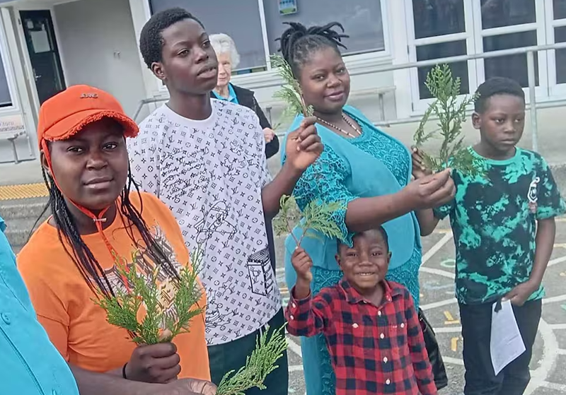 From left, Killian, Lynn, Dean, Emanuel, Maria and Marshall