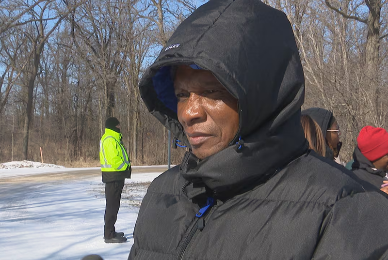 Thitho Masukume, Michael Masukume's father, travelled from Zimbabwe to search for his son