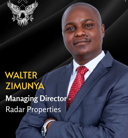 Walter Zimunya, managing director of Radar Properties.
