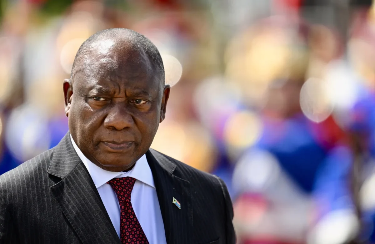 South African President Cyril Ramaphosa