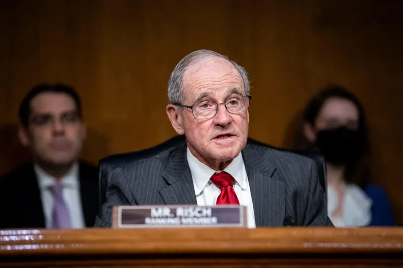 Sen. Jim Risch, R-Idaho, the Republican chairman of the powerful Senate Foreign Relations Committee